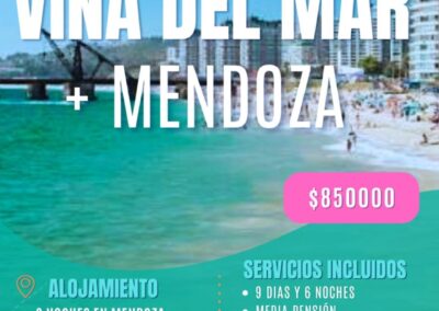 🌞✨VERANO 2026 – VIÑA DEL MAR Y MENDOZA