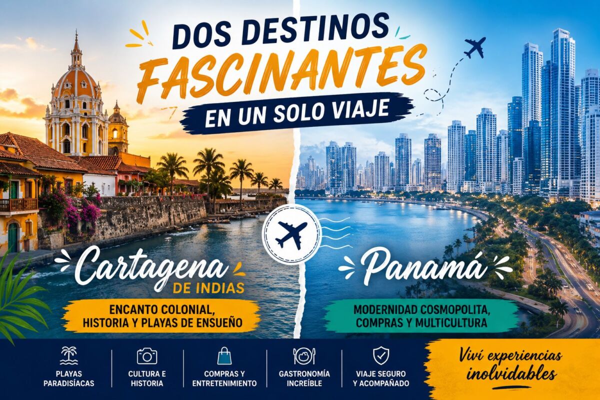 Cartagena + Panamá desde Salta 2027